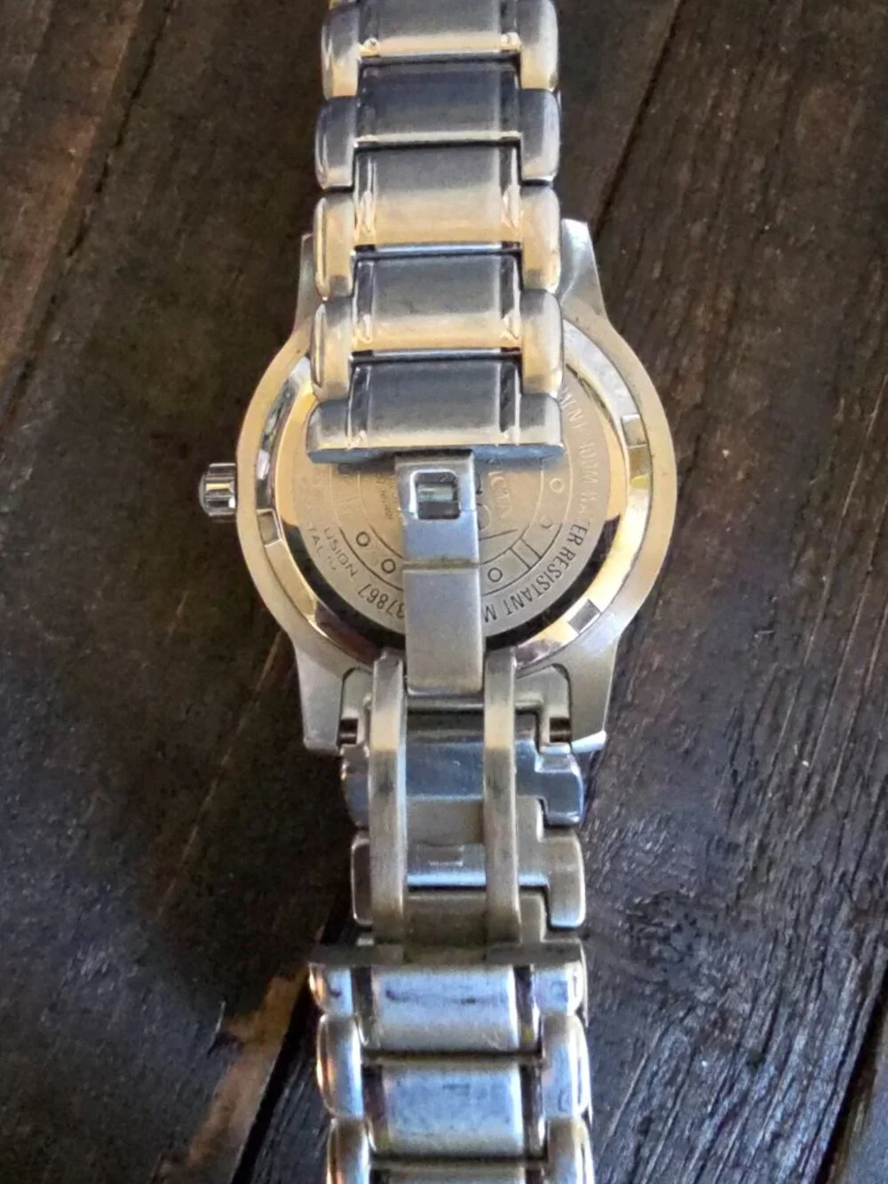 Invicta Angel Quartz Crystal Accented Mother-of-Pearl Silver-tone watch